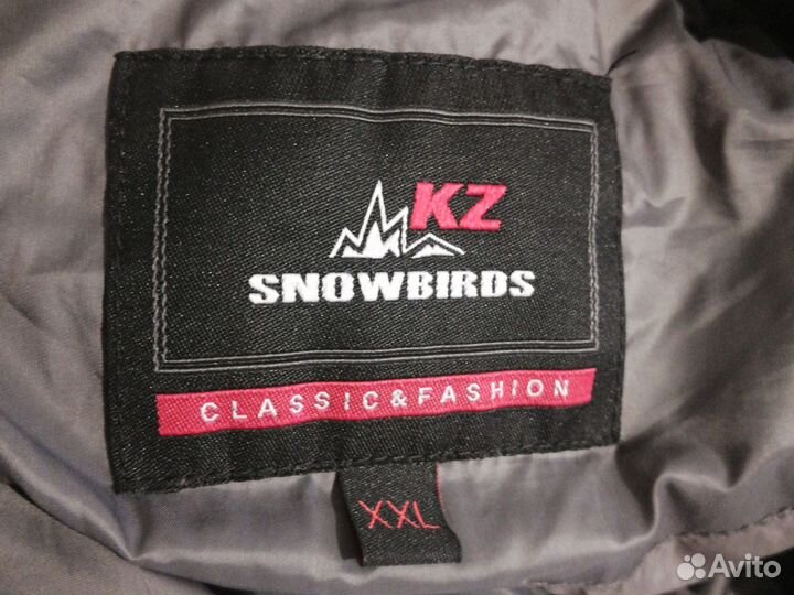 Пуховик зимний женский 50 52 бу