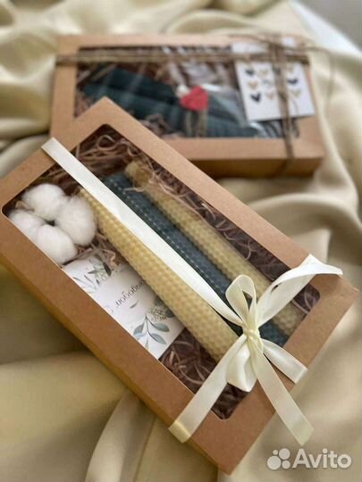 Подарочные наборы из свечей