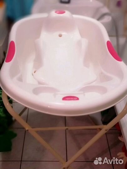 Детская ванночка + подставка в подарок