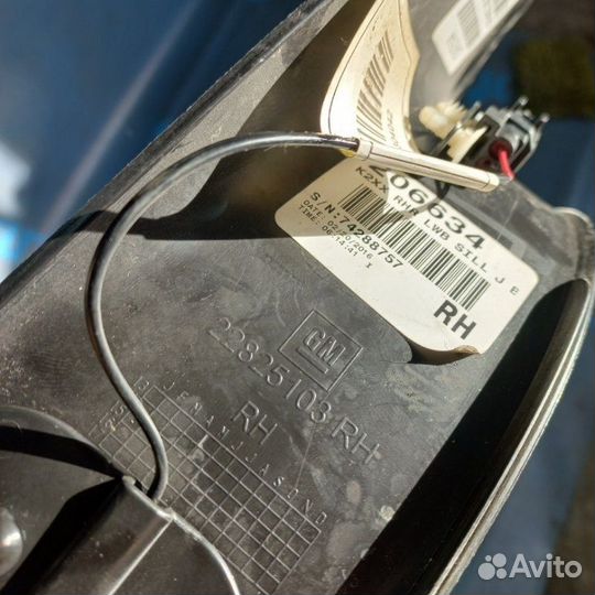 Накладка порога внутренняя задняя правая Cadillac