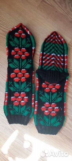 Носки вязаные