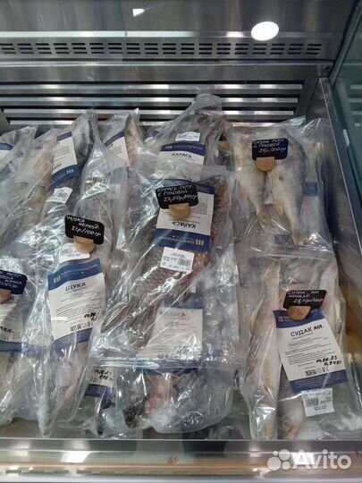 Речная рыба в ассортименте