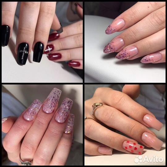 Укрепление, наращивание, коррекция ногтей