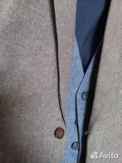 Пиджак, жилетка и рубашка, костюм H&M 116-122рр