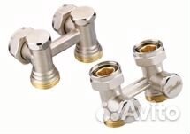 Блок радиаторного подключения прямой DN 3/4