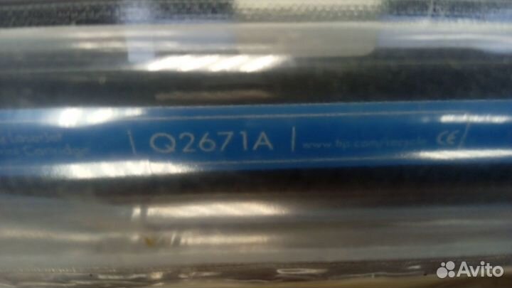 Картридж HP Q2671A (голубой) новый запечатанный