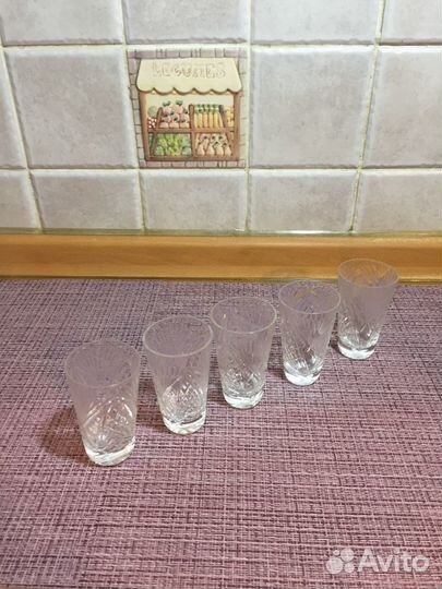 Хрустальные стопки