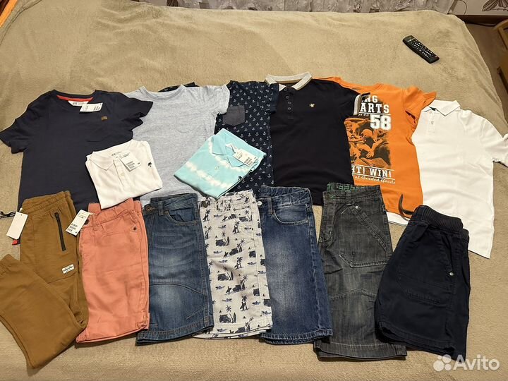 Шорты, футболки 134-140 см, поло