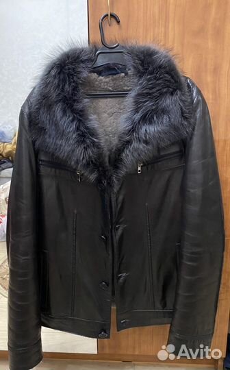 Кожаная куртка мужская