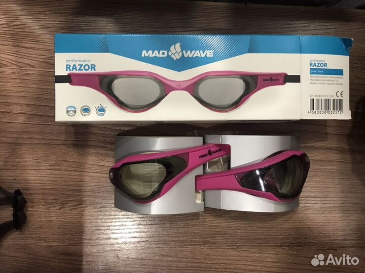 Очки для плавания arena cobrа, mad wave