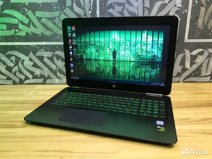 Игровой ноутбук HP GTX1050/i5/SSD/8gb/Full-HD IPS