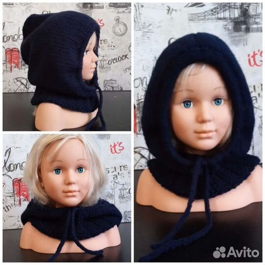 Капор капюшон ручной работы