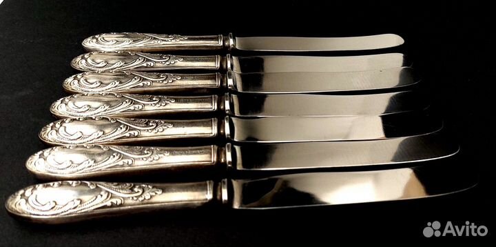 Ножи Кольчугино раннее производство,мельхиор