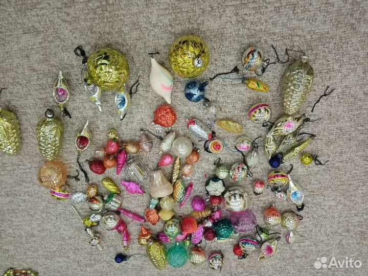 Елочные игрушки советские