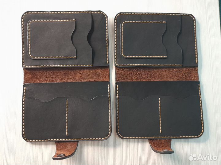 Портмоне ручной работы из натуральной кожи