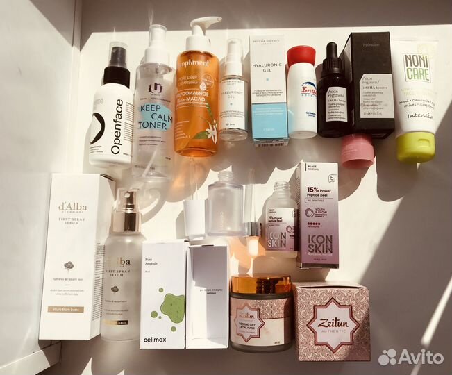 Пустые баночки, флаконы от косметики