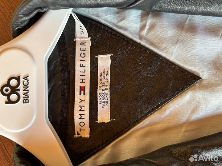 Жилет Tommy Hilfiger кожа натуральная оригинал