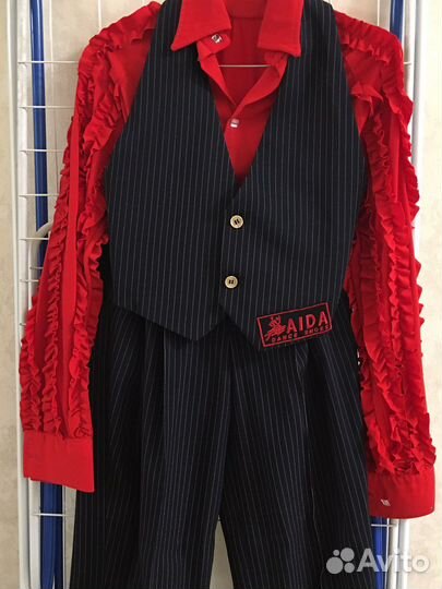 Костюм бальн. танц.Аида La Ю-1 мальч.р. 152