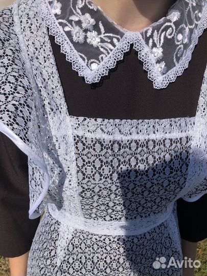 Школьная форма с фартуком