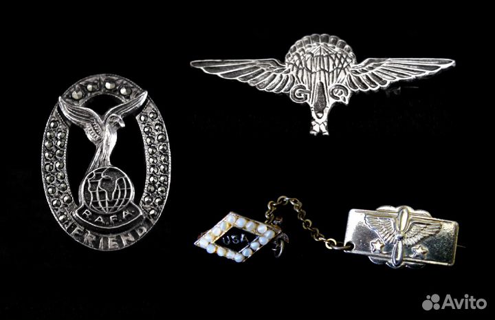 Редкие Знаки ввс Англия США 40-е гг Коро