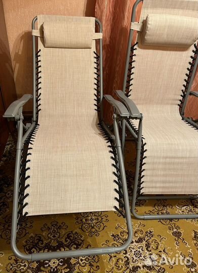Кресло шезлонг складное