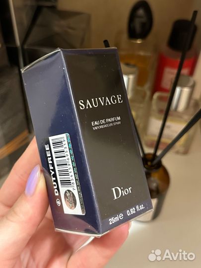 Dior sauvage мужские духи из дюти фри ОАЭ 25мл
