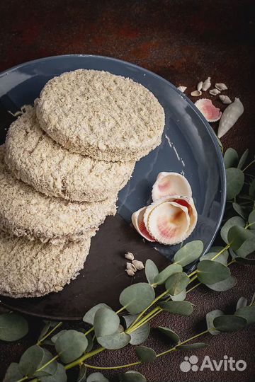 Котлеты из кальмара и гребешка