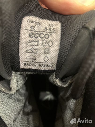 Ботинки высокие зимние ecco Receptor