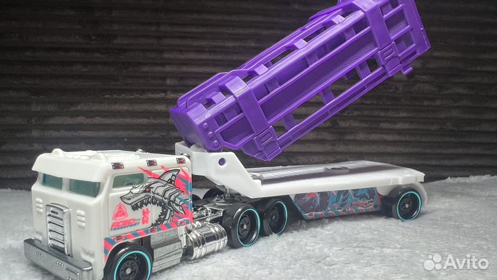 Грузовик с прицепом хот вилс