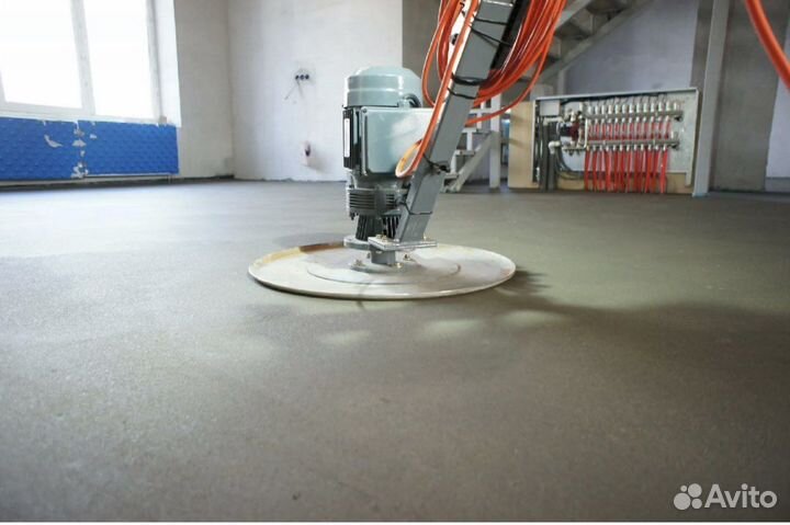 Полусухая стяжка пола за 1 день