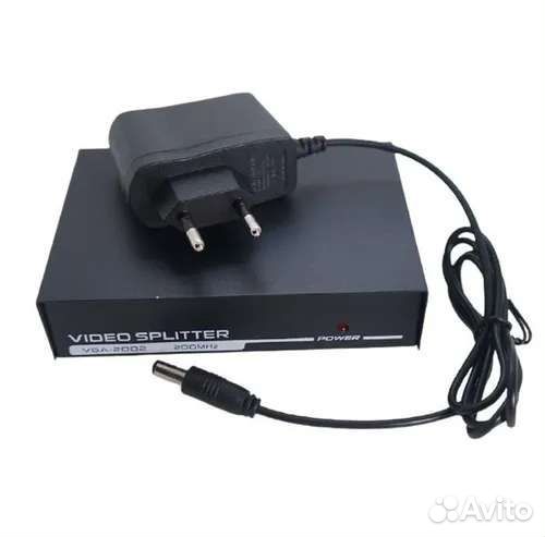 Коммутатор-сплиттер VGA на 2 порта 200Mhz
