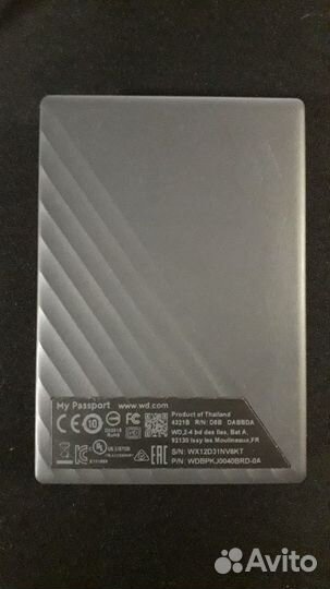 Внешний жесткий диск WD 4тб USB 3.0