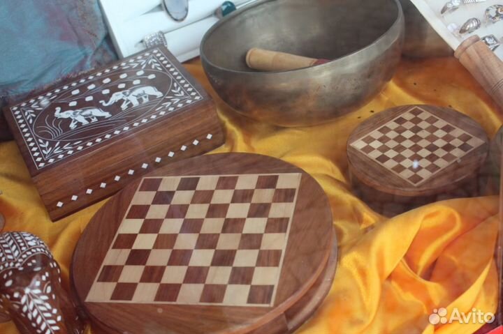 Аутентичные шахматы из Индии и Монголии