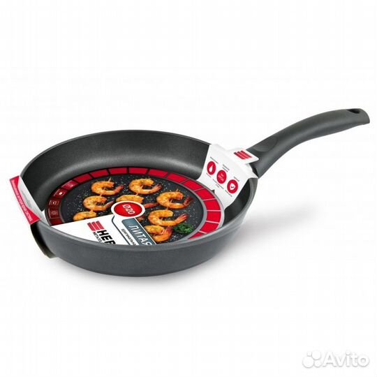 Сковорода-сотейник 20 см литая Оригинальная низкая