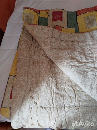 Одеяло шерстяное с постельным бельем