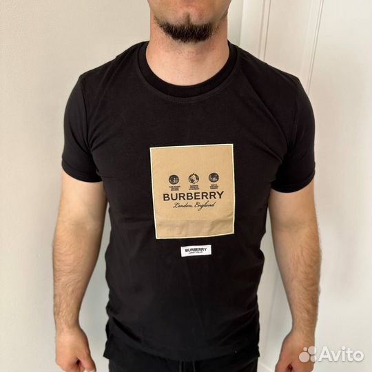 Костюм мужской шорты и футболка Burberry