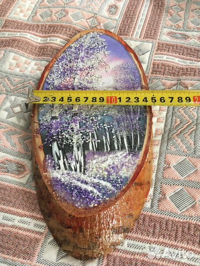 Панно из дерева. Янтарное пано. 15 /20 см