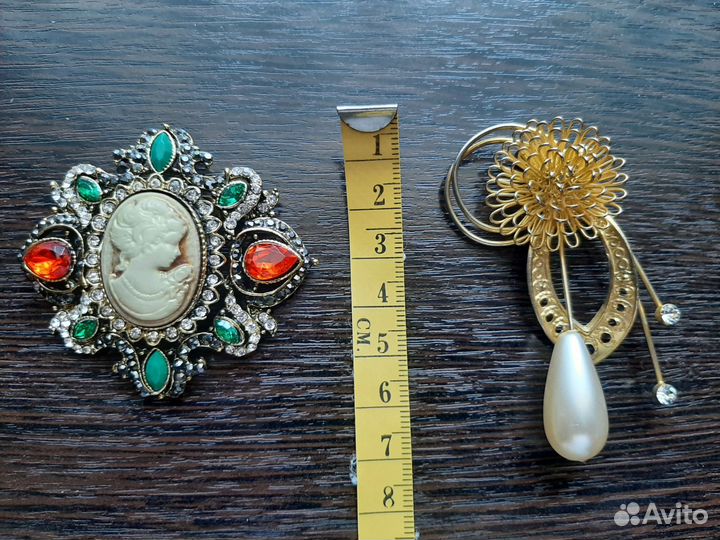 Красивые винтажные броши СССР