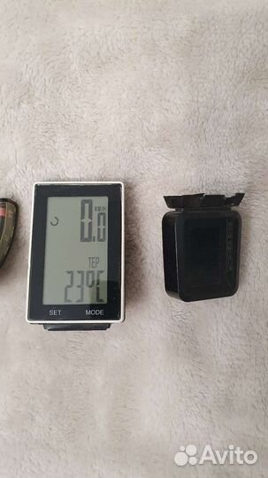 Манетка Shimano и беспроводной велокомпьютер