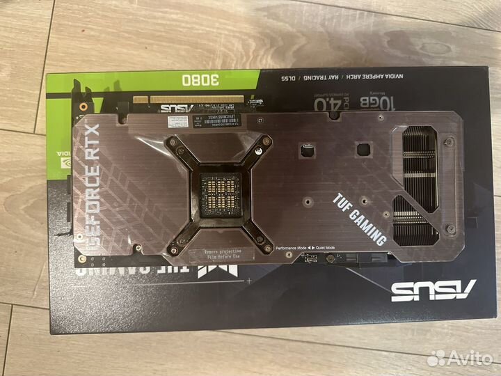 Видеокарта asus RTX 3080 TUF