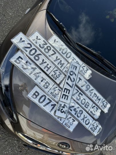 Изготовление дубликатов госномера жирные/обычные