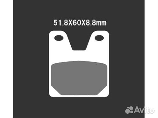 Тормозные колодки vesrah VD 264JL