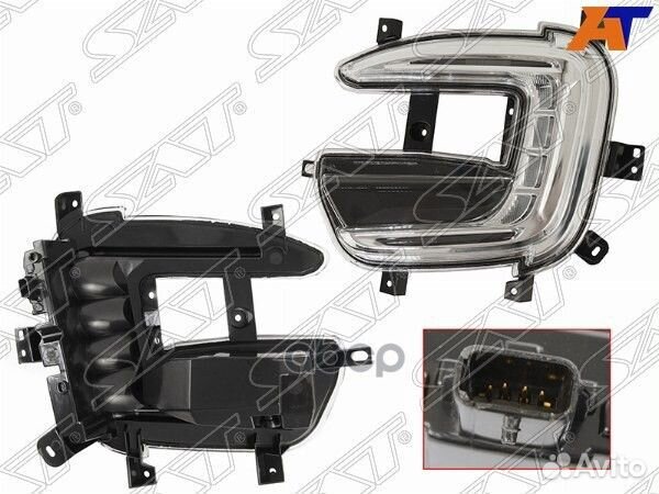 Ходовые огни renault kaptur 16- LH LED