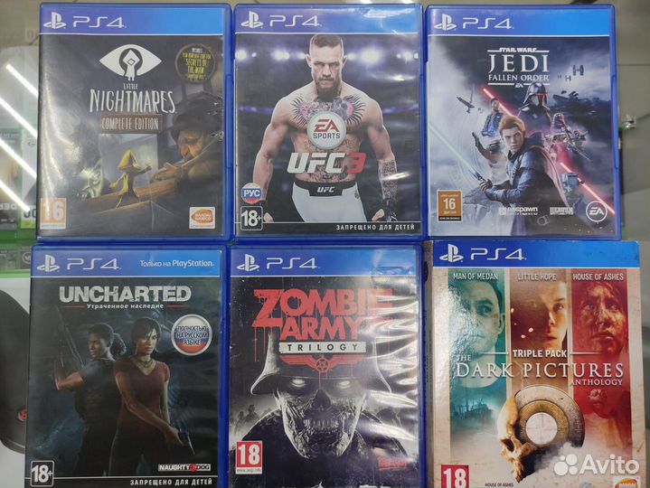 Игры для приставки PS 4