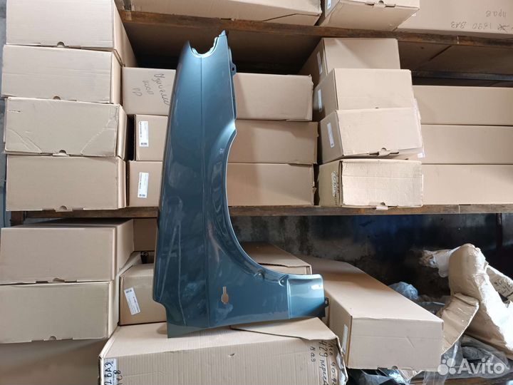 Крыло ваз 2114 правое серо сине зеленый (Сочи)