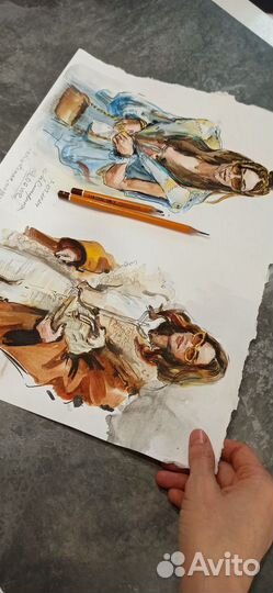 Художник на мероприятие портреты event иллюстратор