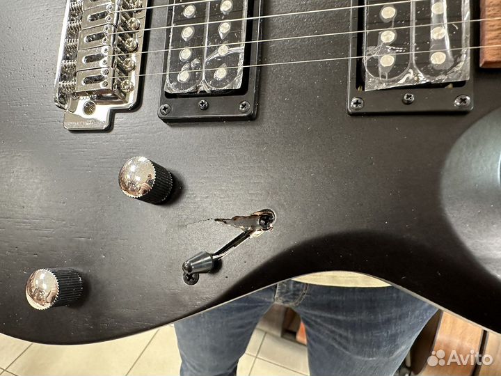 Электрогитара cort x100-opbk б/у черная