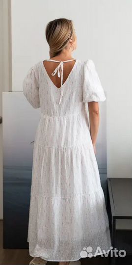 Женское винтажное хлопковое платье