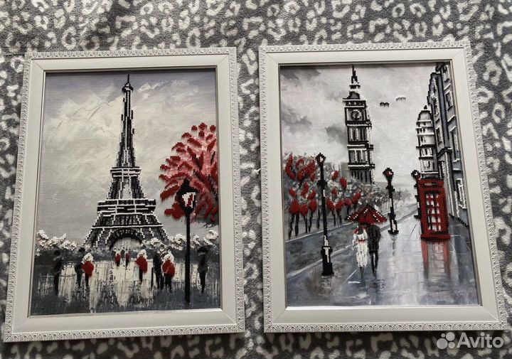 Картины вышитые бисером