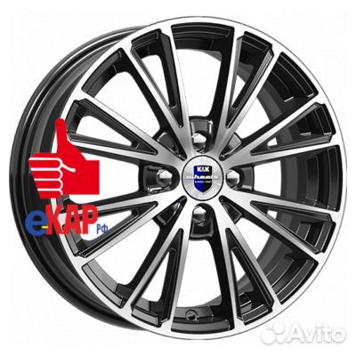 K&K 6x16/4x98 ET35 D58,5 Меандр (кс879) Алмаз чер